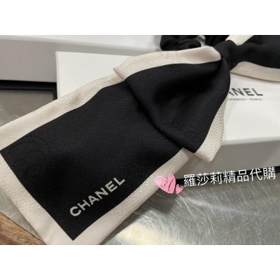 CHANEL CHANEL蝴蝶結髮帶