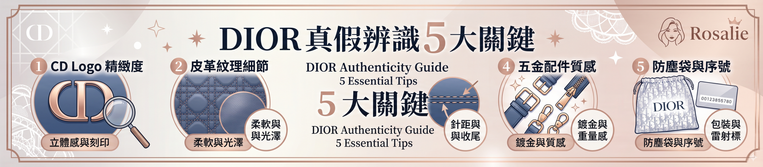 DIOR 真假辨別：看這 5 個細節就夠了