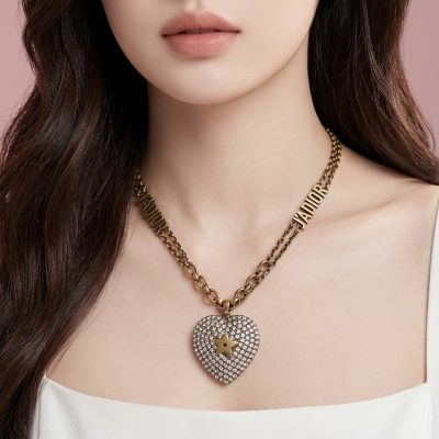Dior 復古愛心J'adior 項鍊