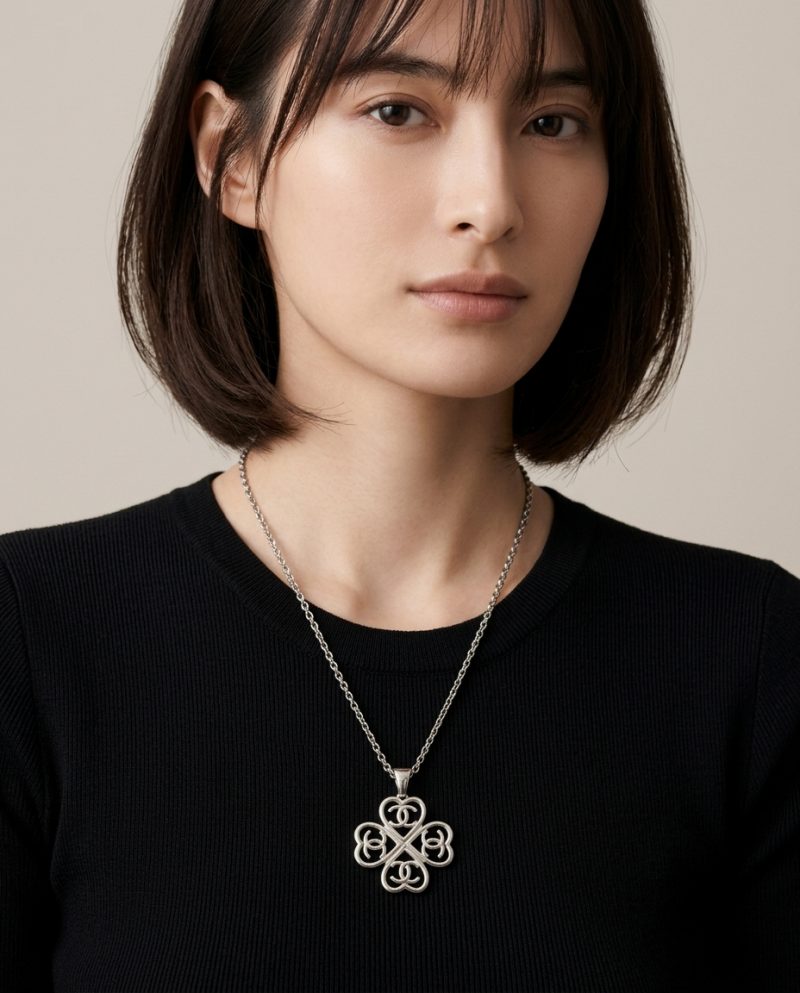 CHANEL 幸運草項鍊