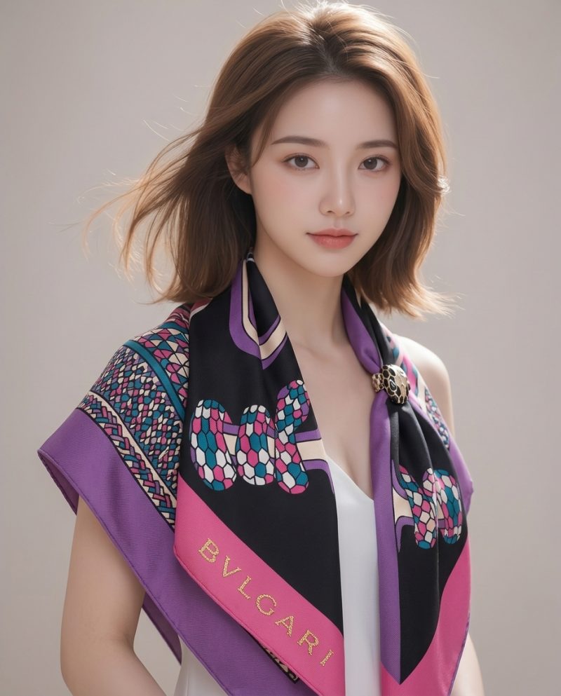 BVLGARI 寶格麗絲巾組