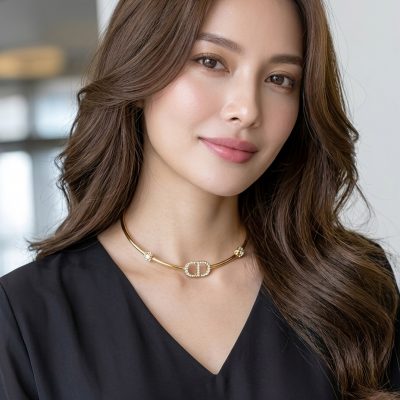 DIOR 金屬頸圈