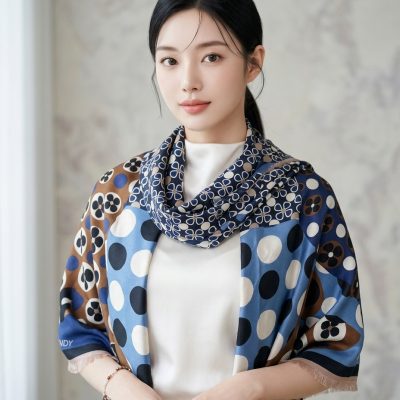 FENDI 小花披肩