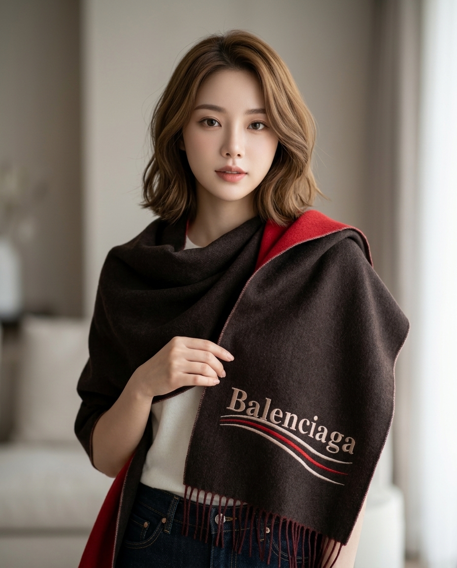 BALENCIAGA 精緻圍巾