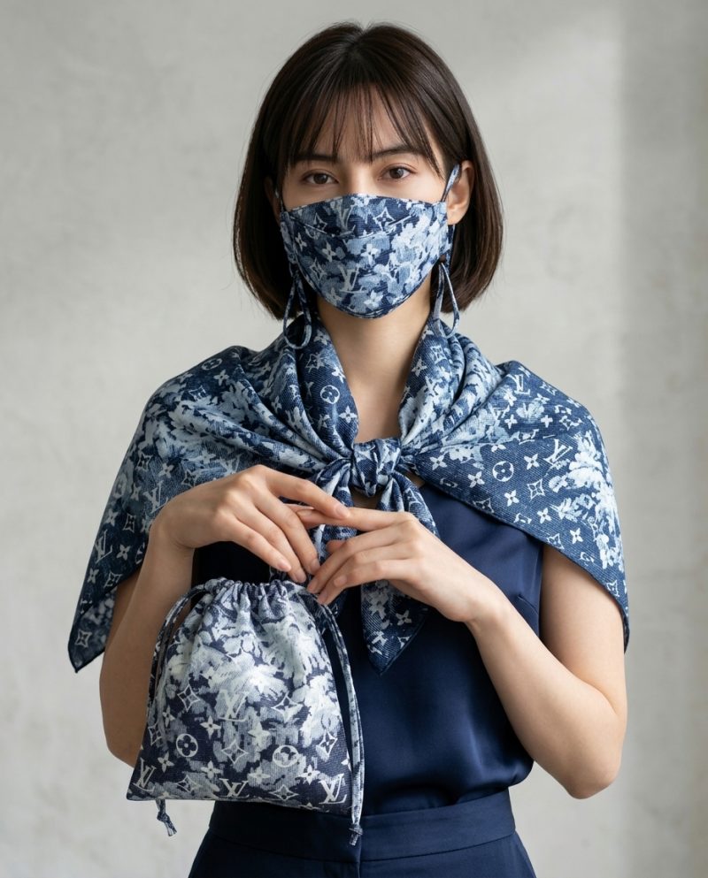 LV 限量丹寧口罩組