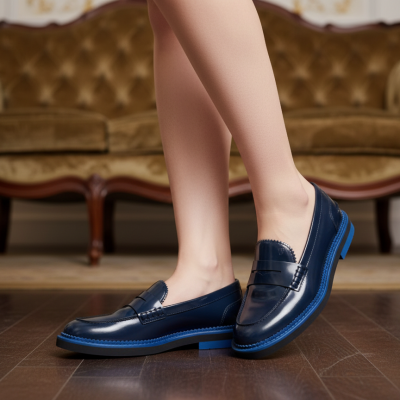 TOD'S 深藍樂福鞋