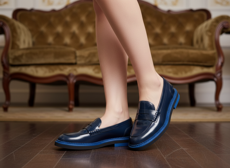 TOD'S 深藍樂福鞋