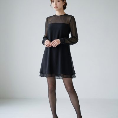 SAINT LAURENT 小黑裙
