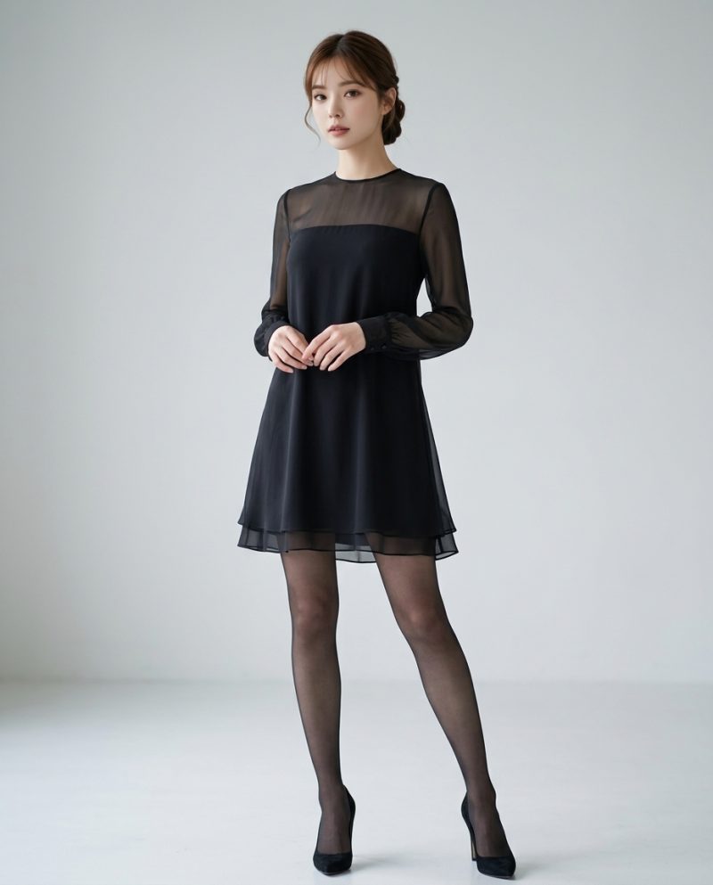 SAINT LAURENT 小黑裙