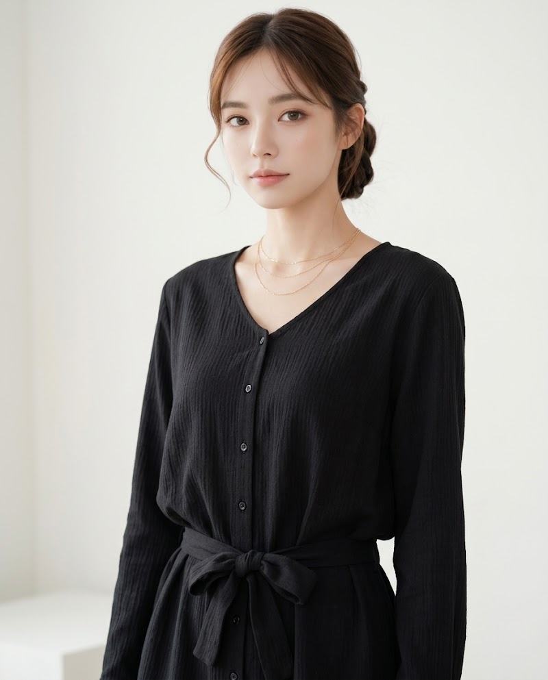 DES PETITS HAUTS 法國甜心長版襯衫