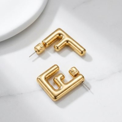 FENDI 雙F耳環