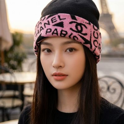 CHANEL 針織毛帽