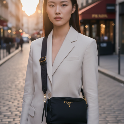 PRADA 經典尼龍相機包
