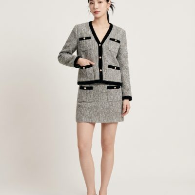 MAJE 毛呢外套 (Size L)