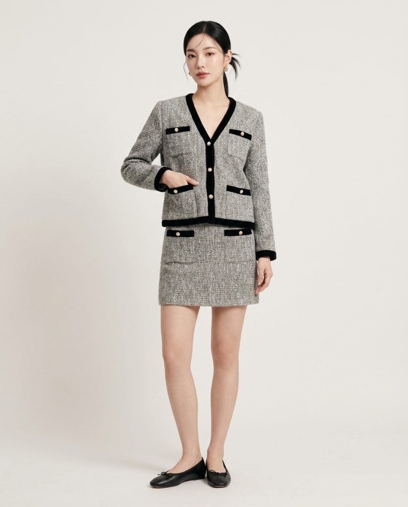 MAJE 毛呢外套 (Size L)