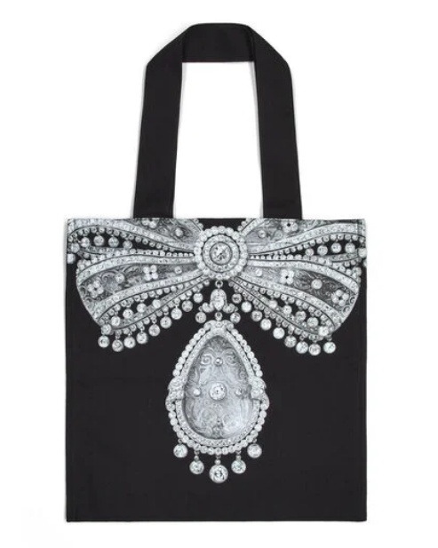 CARTIER 珠寶印花帆布托特包:圖片 2
