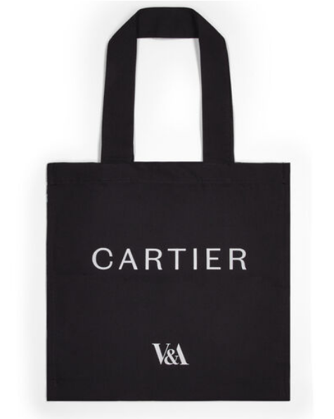 CARTIER 珠寶印花帆布托特包:圖片 4