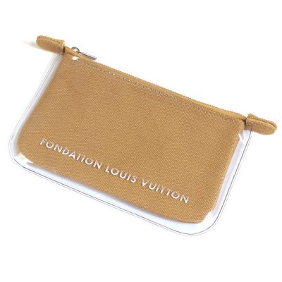 LOUIS VUITTON 巴黎基金會帆布零錢包